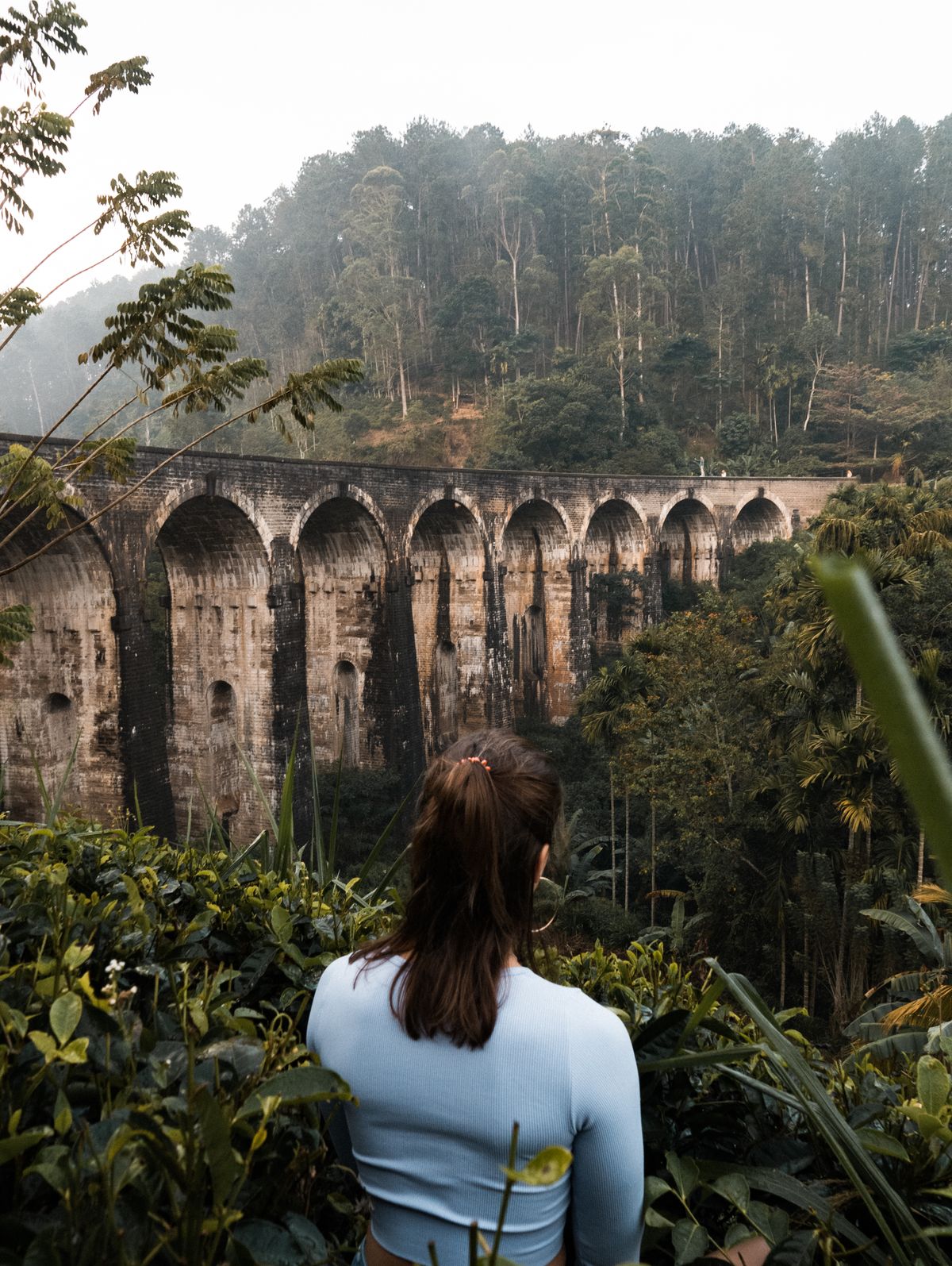 Nine Arch Bridge in a green valley